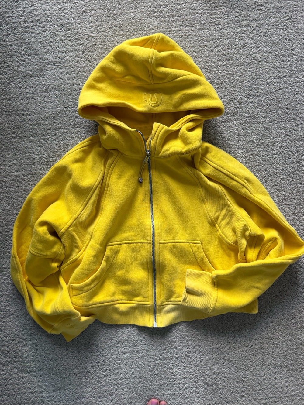 lululemon athletica Bright Yellow Full-Zip Hoodie Jacket